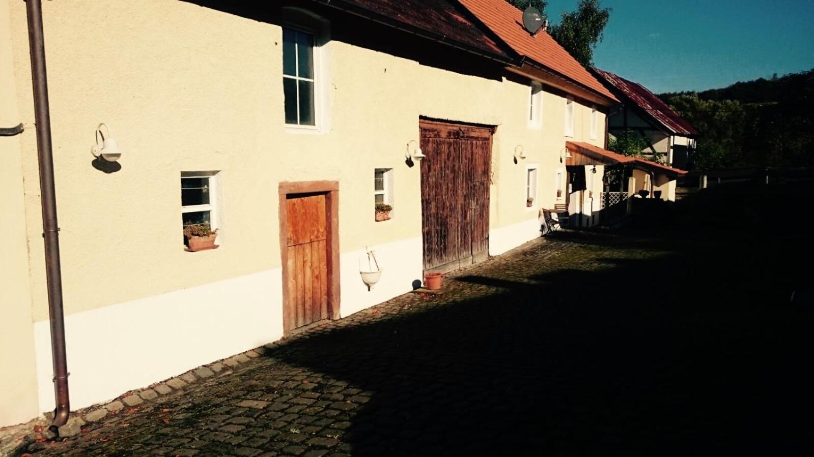 Ferienwohnung Schloessershof Borler Exterior foto